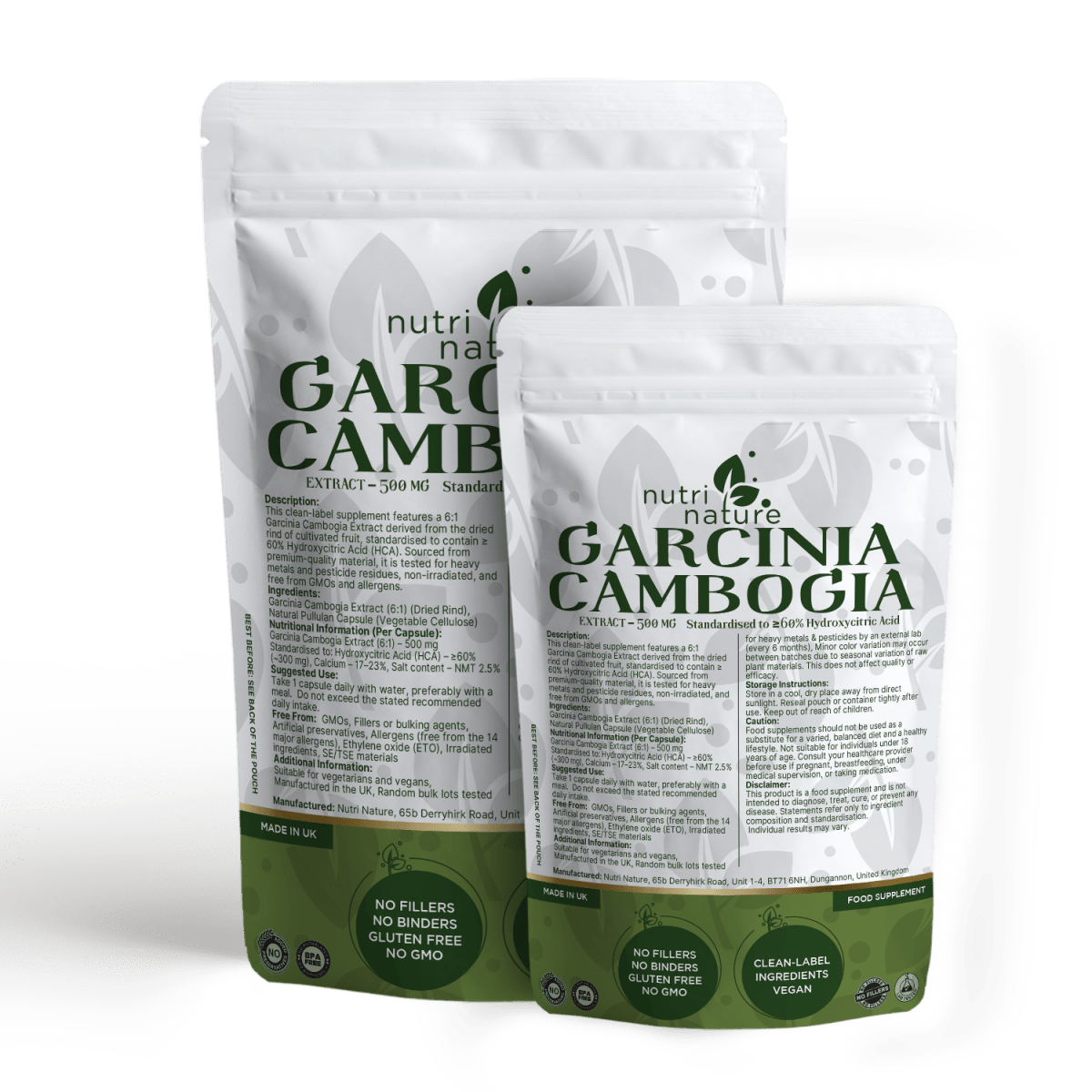 Garcinia Cambogia Extract – 500 mg - nutrinature