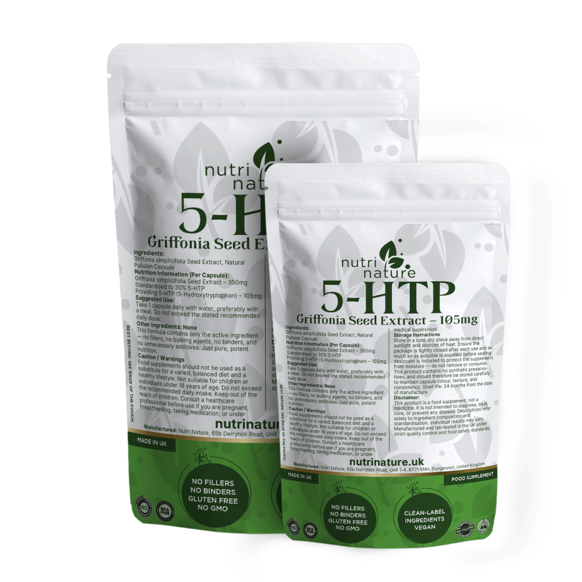 Griffonia Seed Extract – 105mg (Standardised to 30% 5HTP) - nutrinature