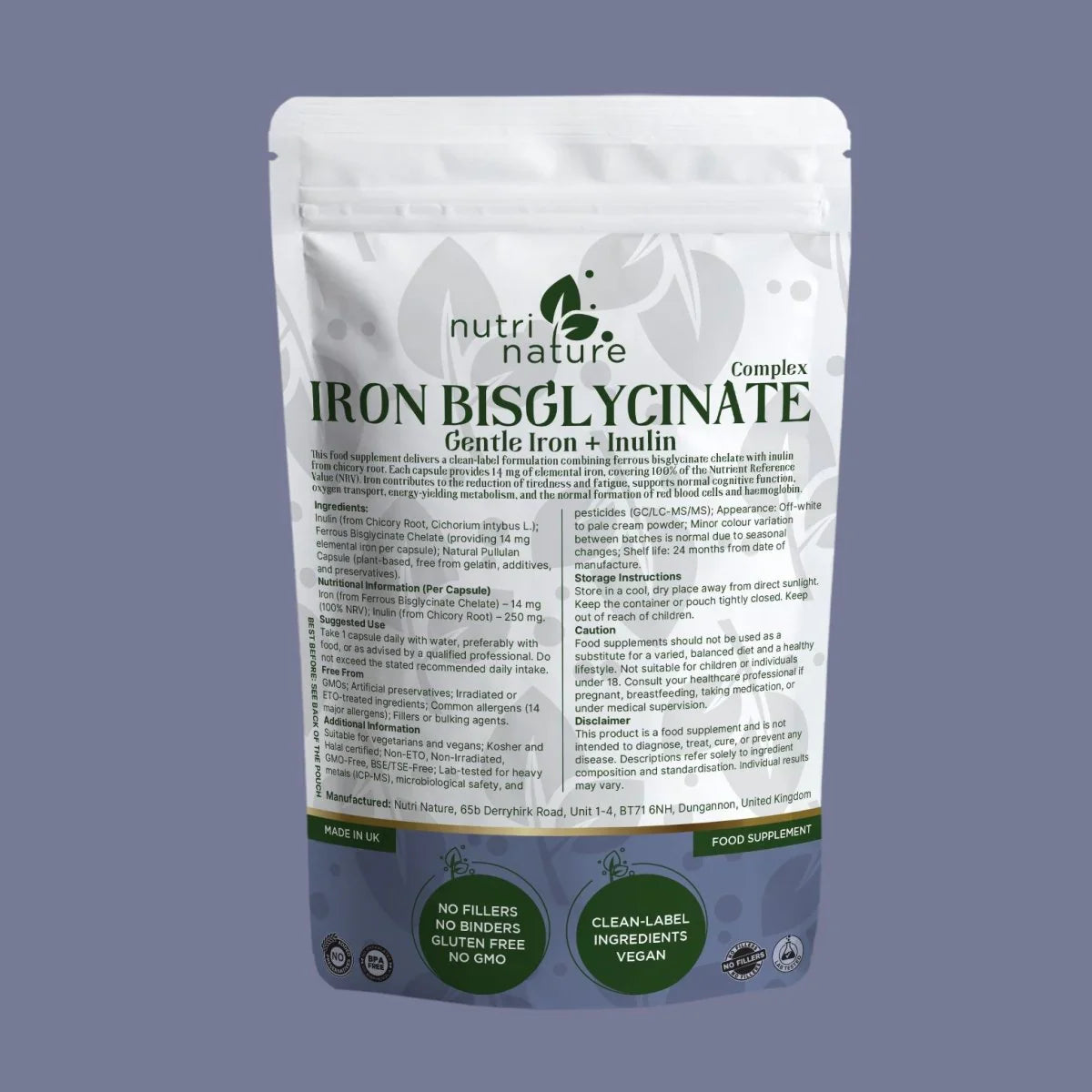Iron Bisglycinate Complex - nutrinature