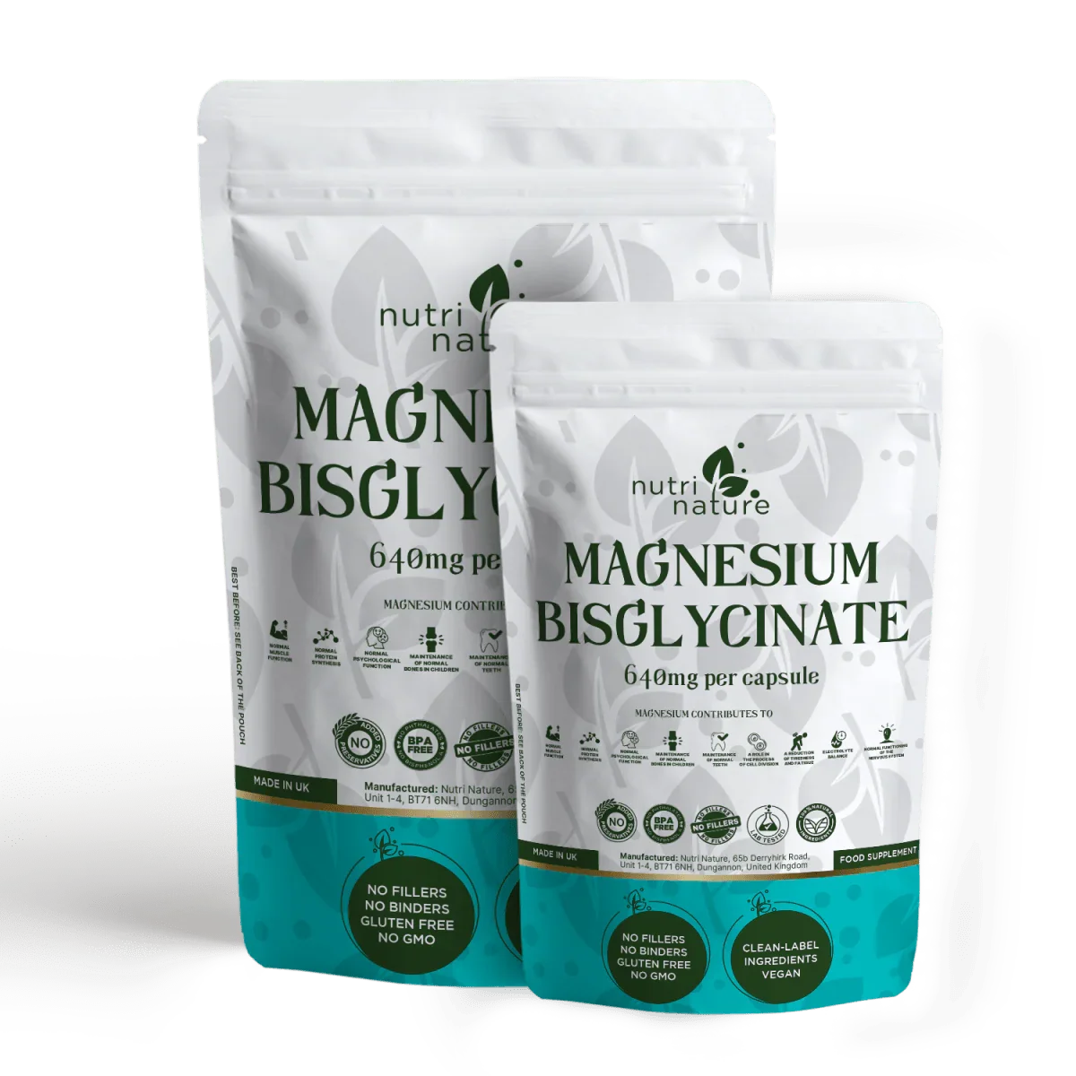 Magnesium BisGlycinate 640mg - nutrinature
