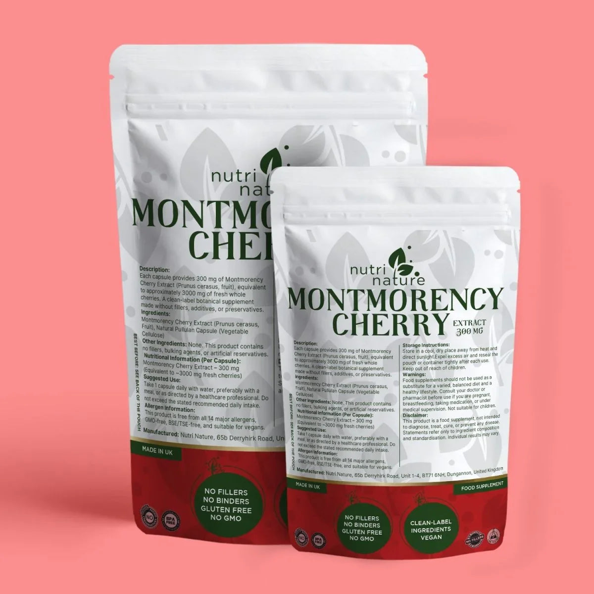Montmorency Cherry Extract – 300 mg - nutrinature