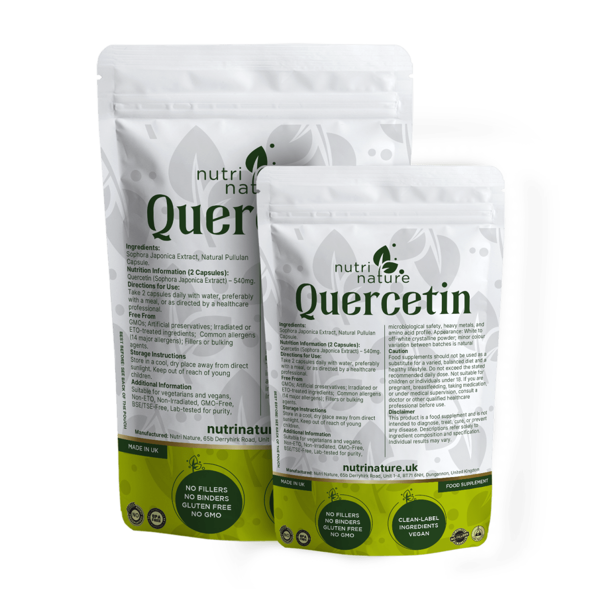 Quercetin 540mg - nutrinature