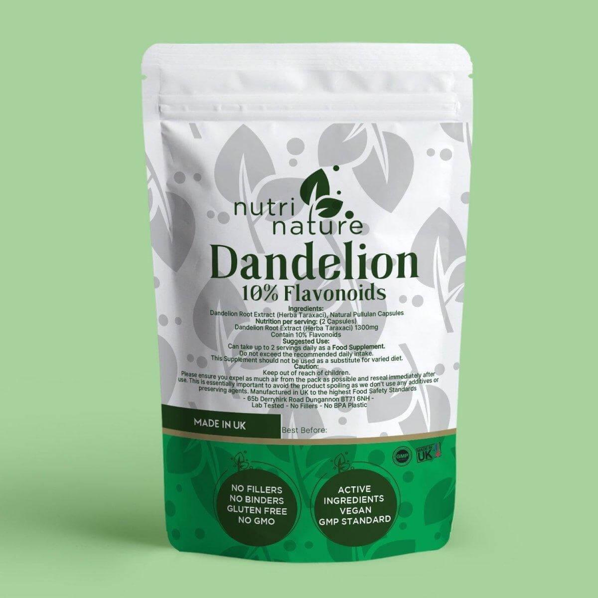 Dandelion 650mg - nutrinature