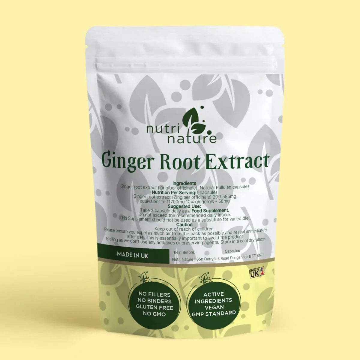 Ginger Root extract 10% gingerols - nutrinature