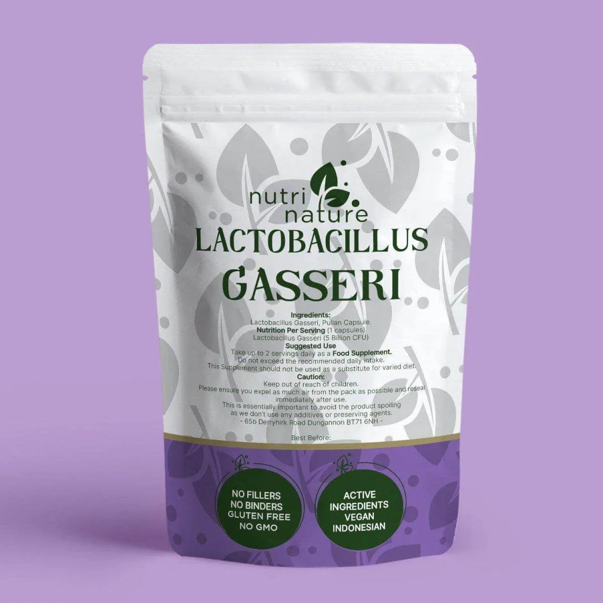 Lactobacillus Gasseri 5 Billion CFU - nutrinature