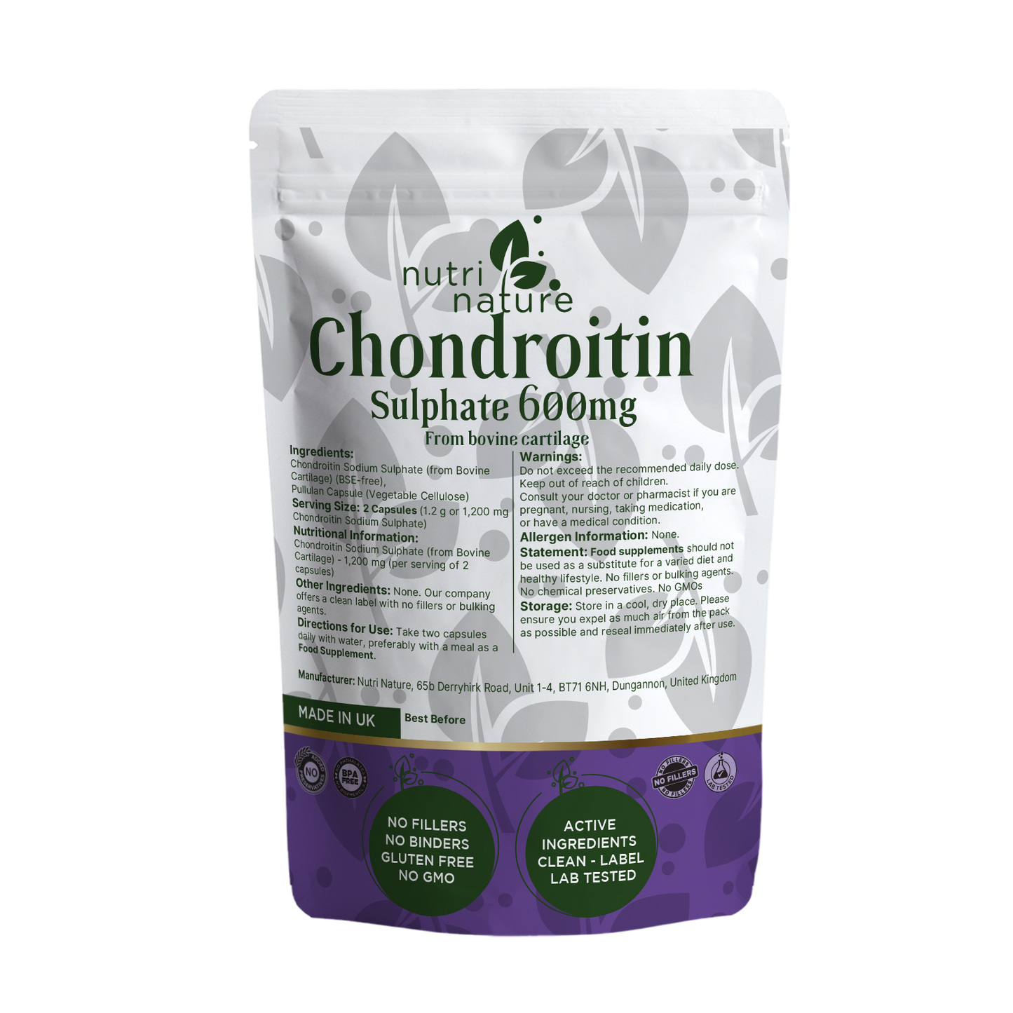 Chondroitin Sodium Sulfate 600MG