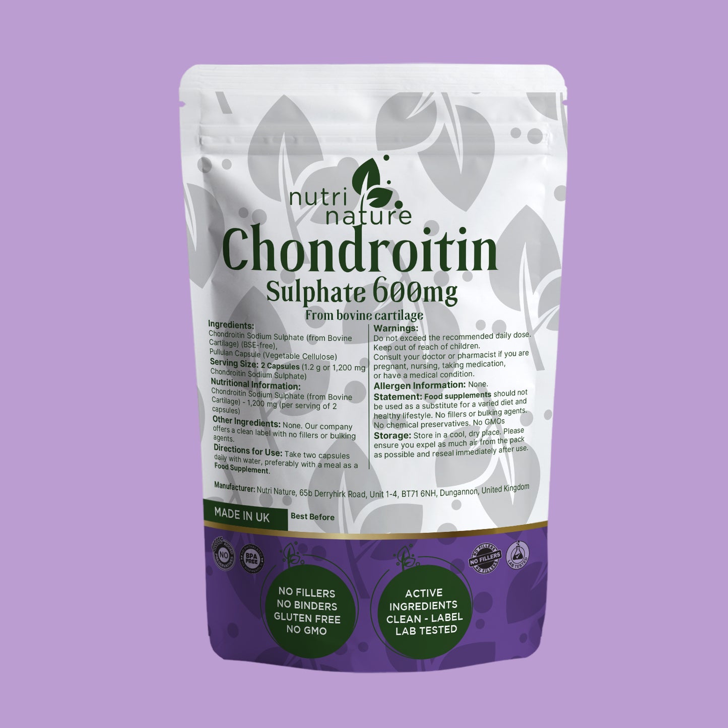 Chondroitin Sodium Sulfate 600MG