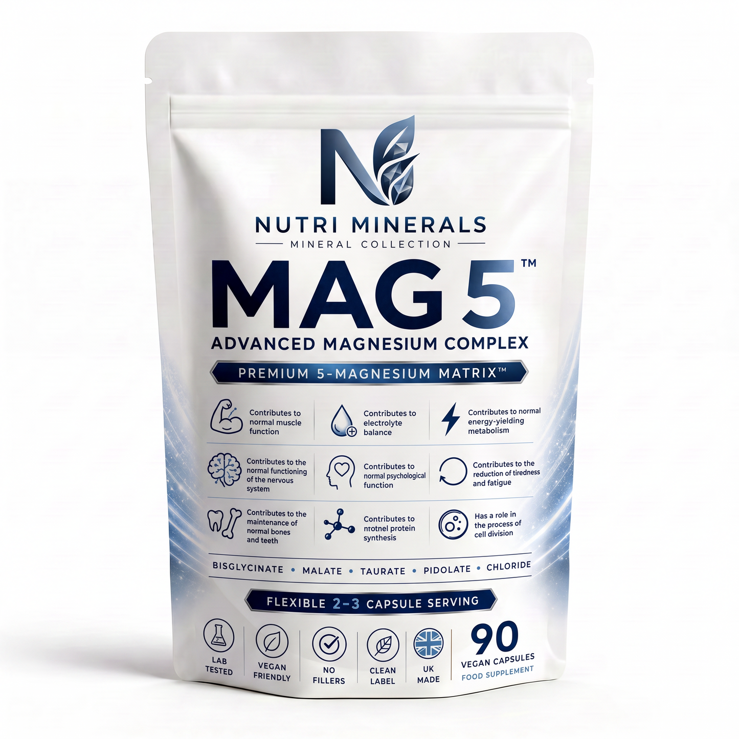 MAG 5 Multi Magnesium Complex – 5-in-1 Vegan Capsules