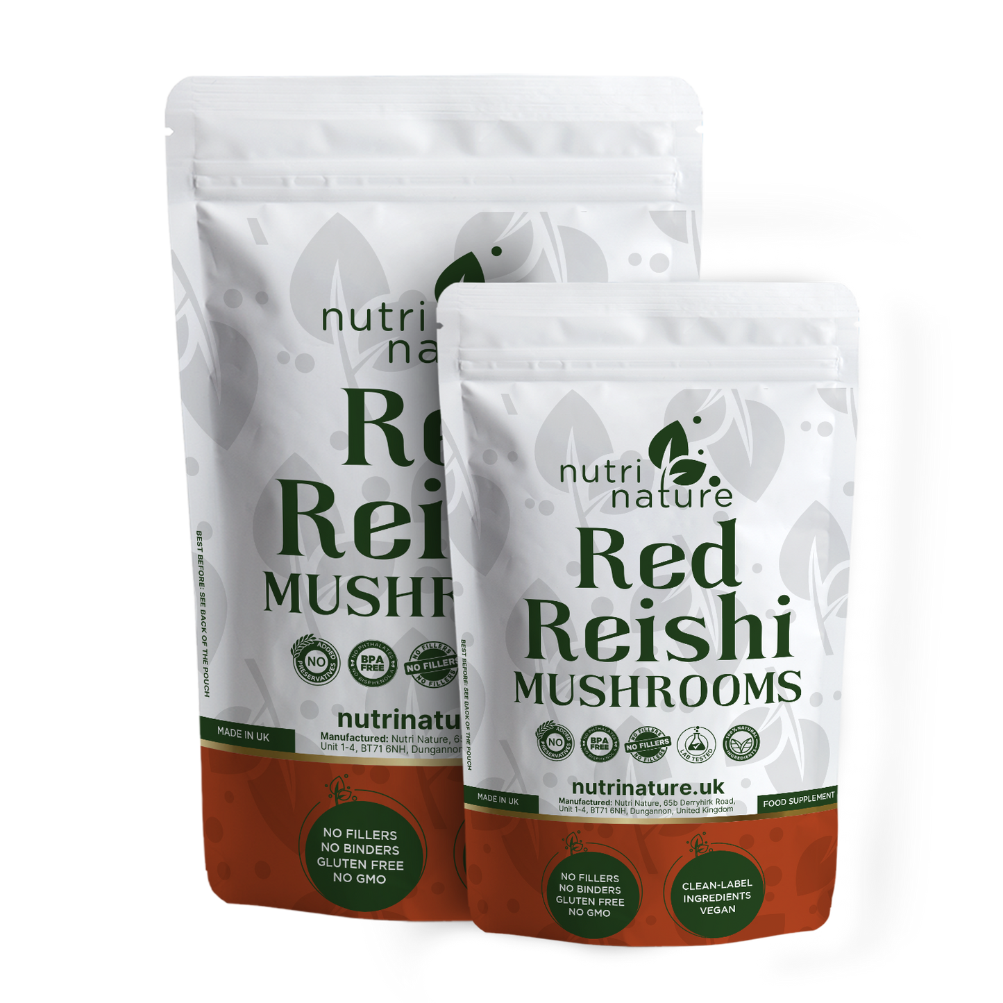 Röda Reishi-svampar 580mg