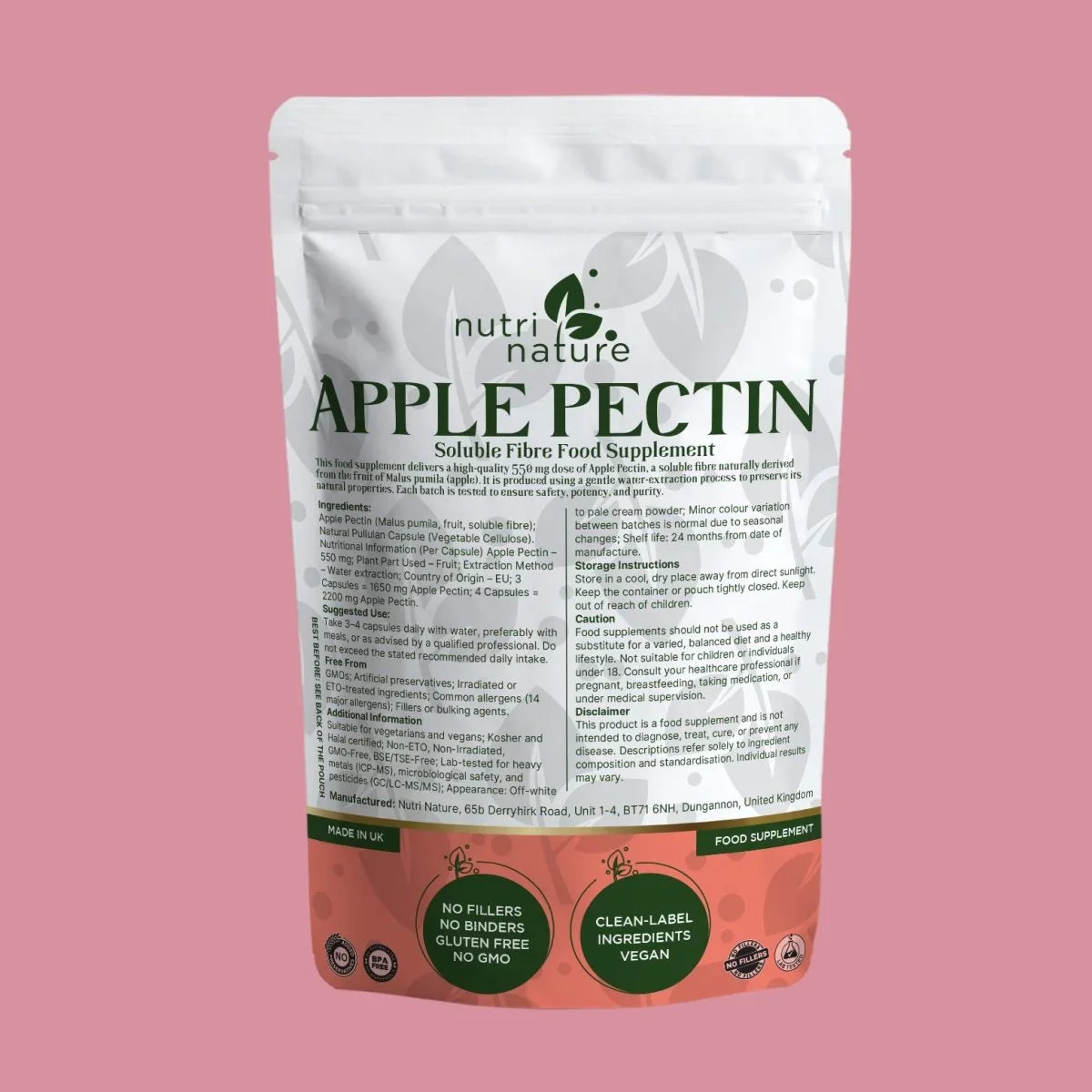Apple Pectin Soluble Fibre Complex - nutrinature