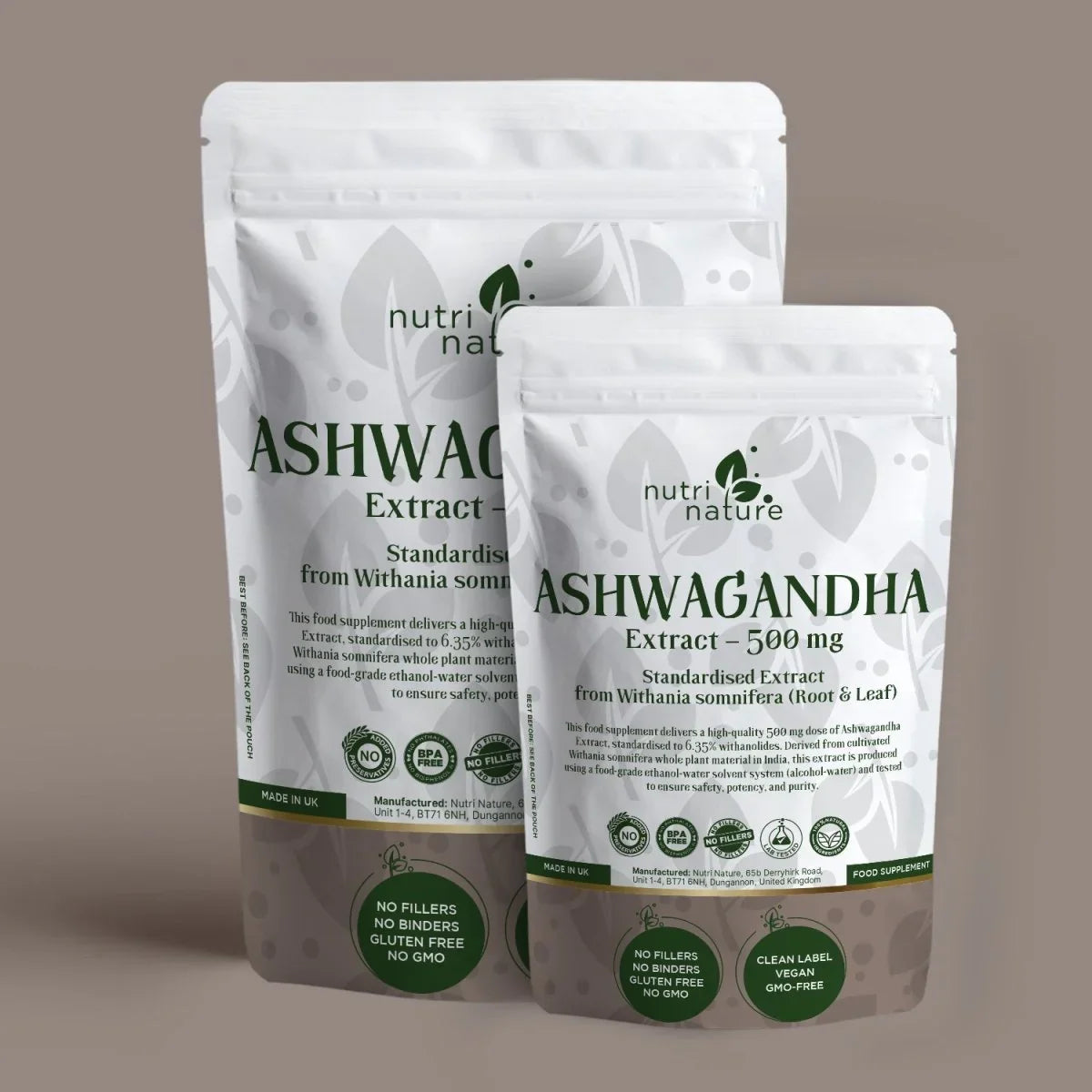 Ashwagandha 500mg Extract - nutrinature