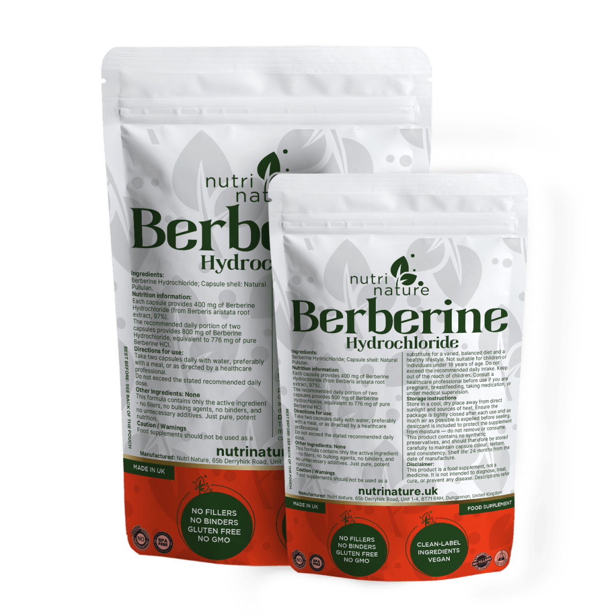Berberine Hydrochloride – 400 mg - nutrinature