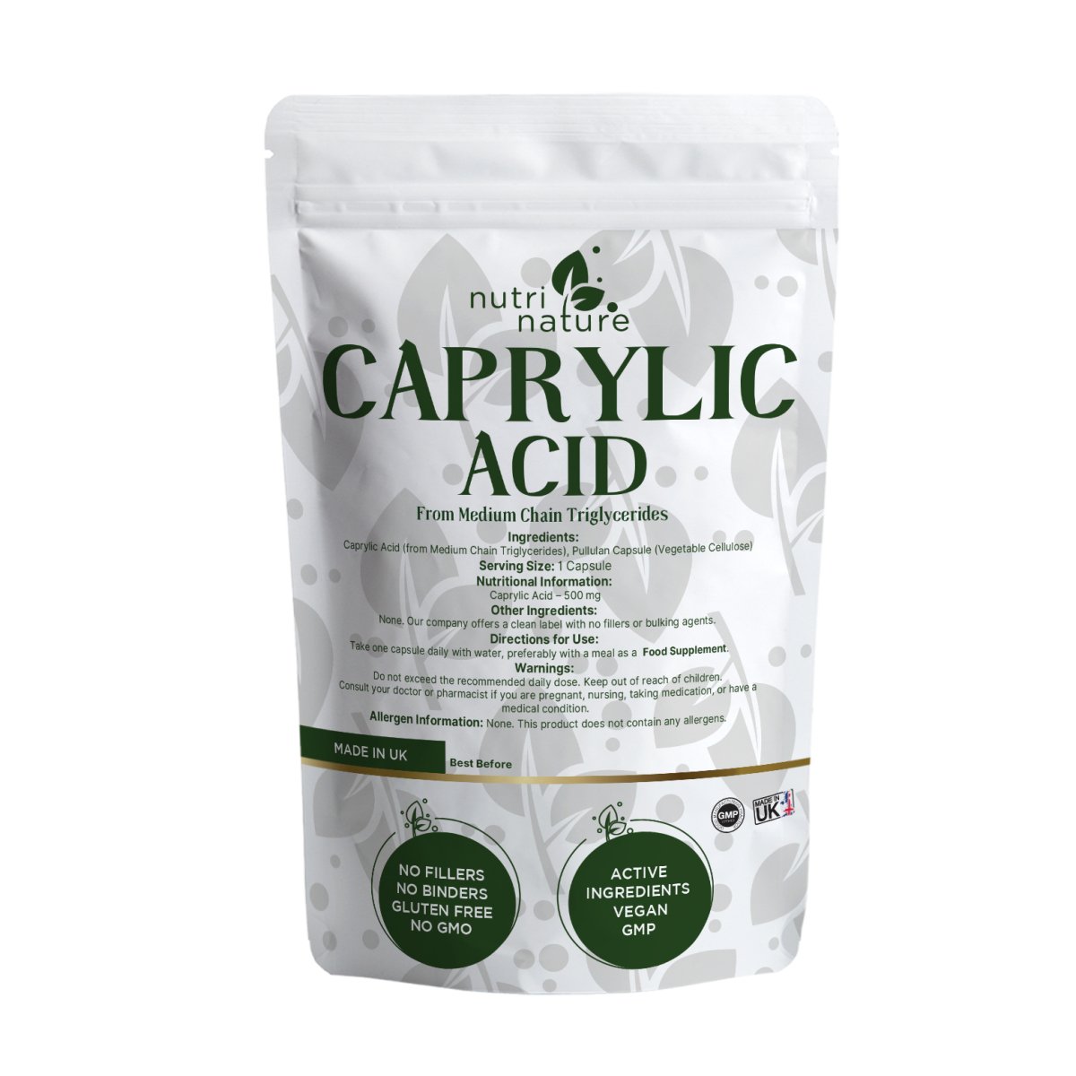 Caprylic Acid - nutrinature