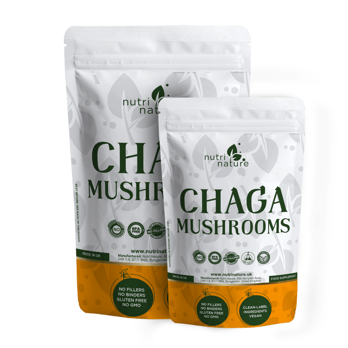 Chaga Mushroom 600mg - nutrinature