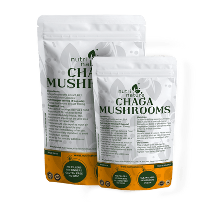 Chaga Mushroom 600mg - nutrinature