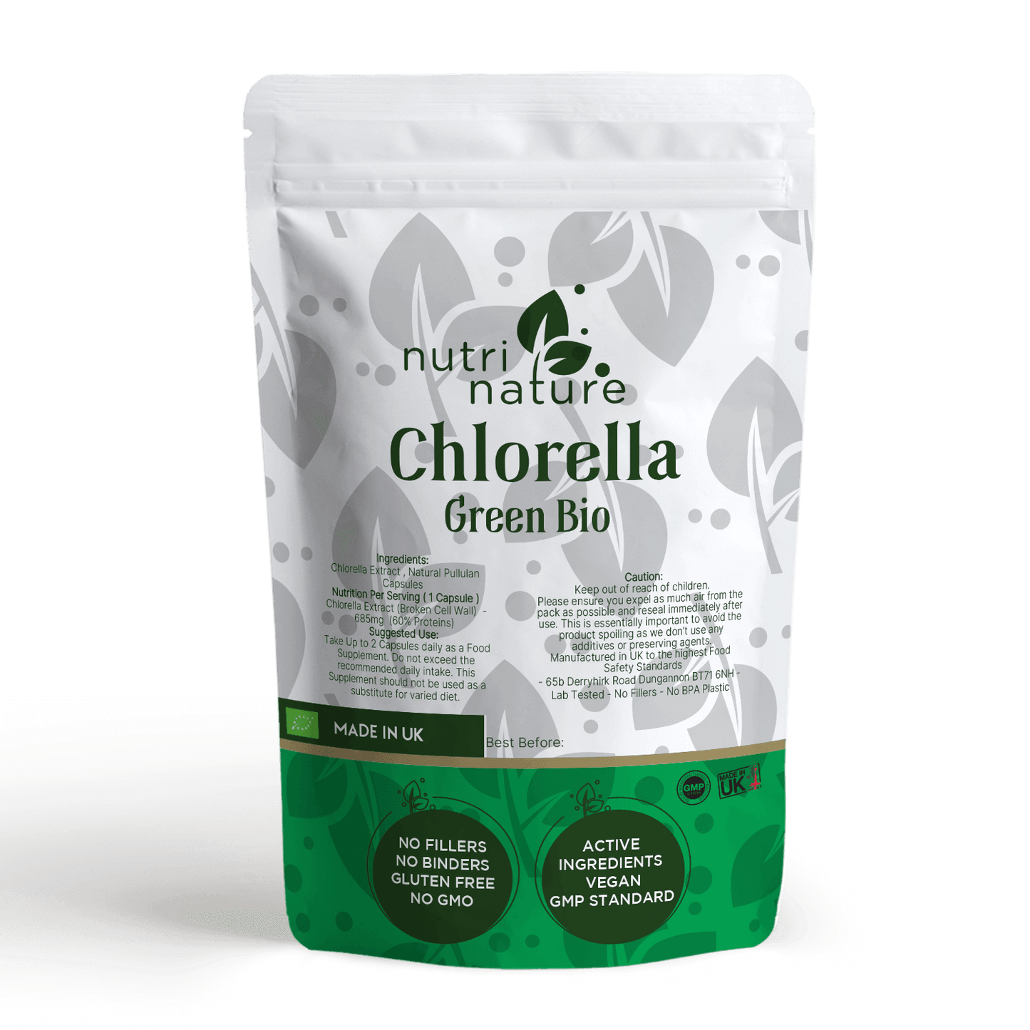 Chlorella 685mg - NutriNature