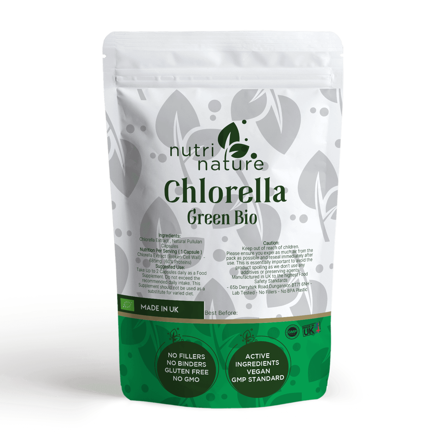 Chlorella 685mg - NutriNature