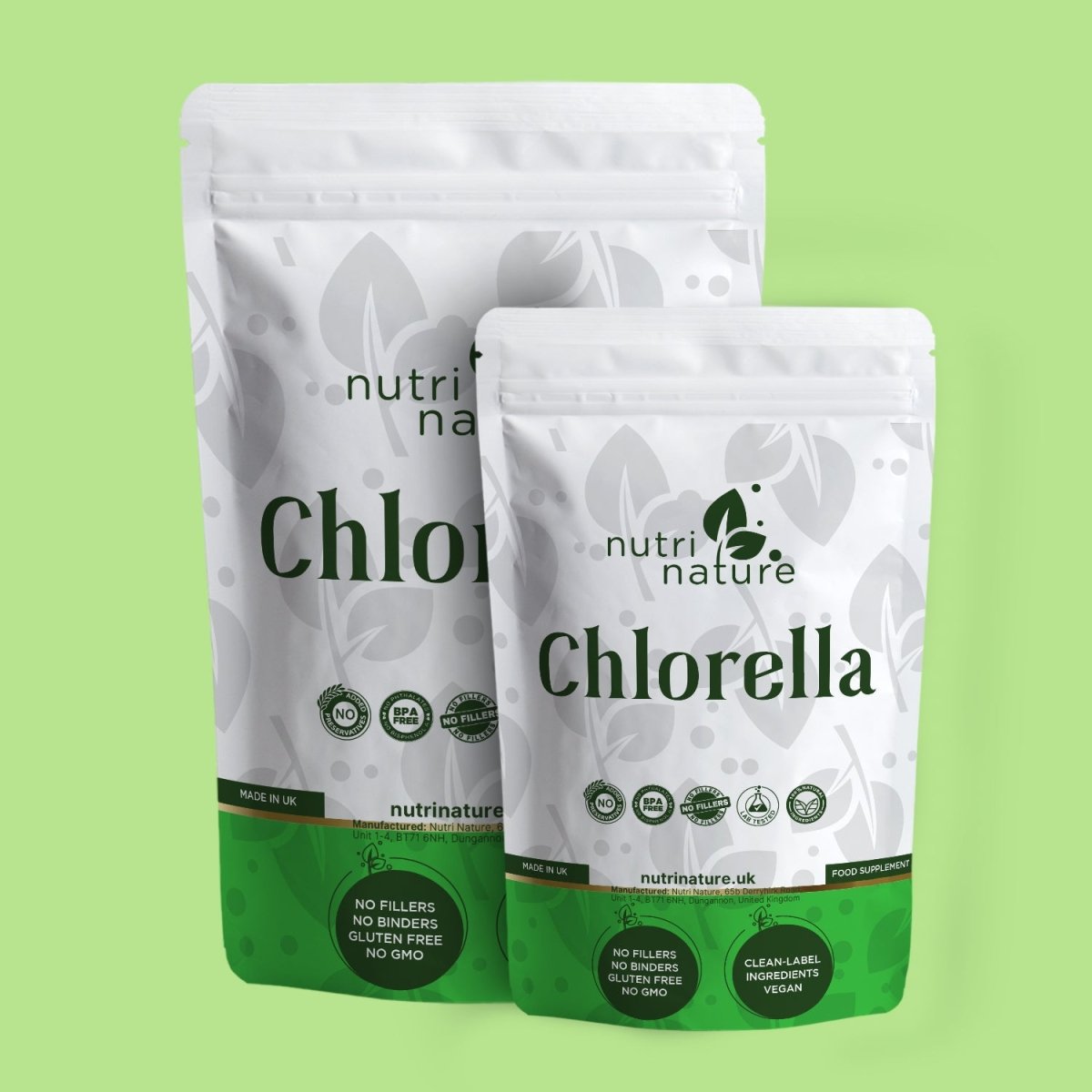 Chlorella Antibody 60% protein - nutrinature