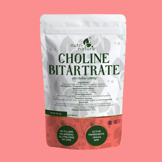 Choline Bitartrtate 500mg - nutrinature
