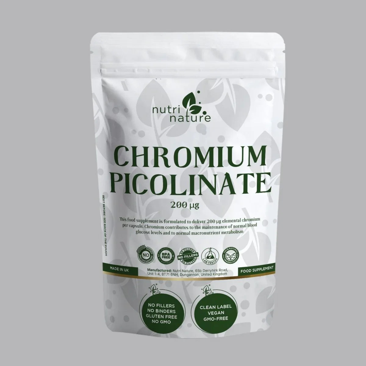 Chromium Picolinate 200 µg - nutrinature