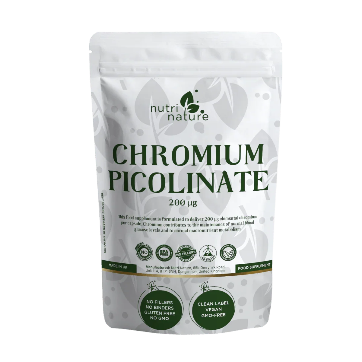 Chromium Picolinate 200 µg - nutrinature