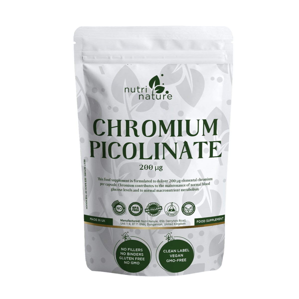 Chromium Picolinate 200 µg - nutrinature