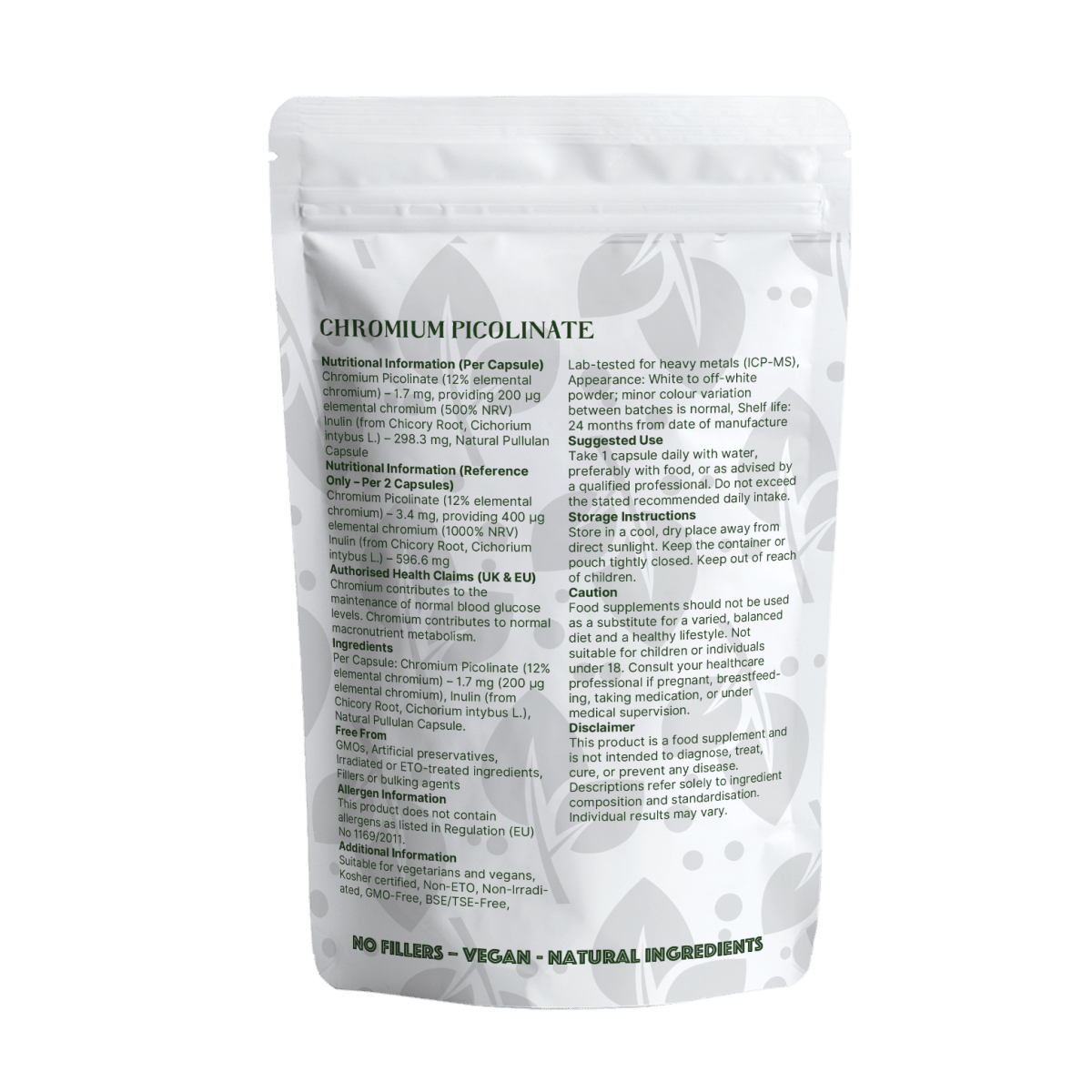 Chromium Picolinate 200 µg - nutrinature