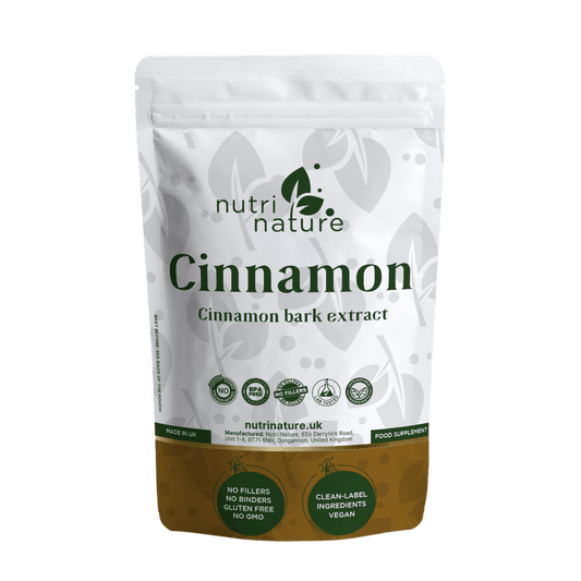 Cinnamon Ceylon Bark Extract 600mg 10:1 – Premium Vegan Capsules | Nutri Nature - nutrinature