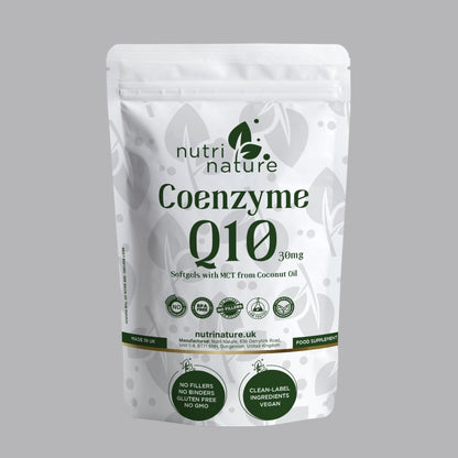 Coenzyme Q10 Ubiquinone Softgels - nutrinature