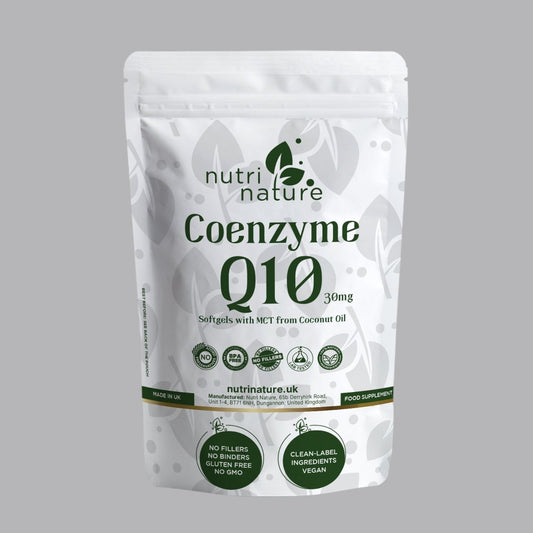 Coenzyme Q10 Ubiquinone Softgels - nutrinature