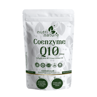Coenzyme Q10 Ubiquinone Softgels - nutrinature