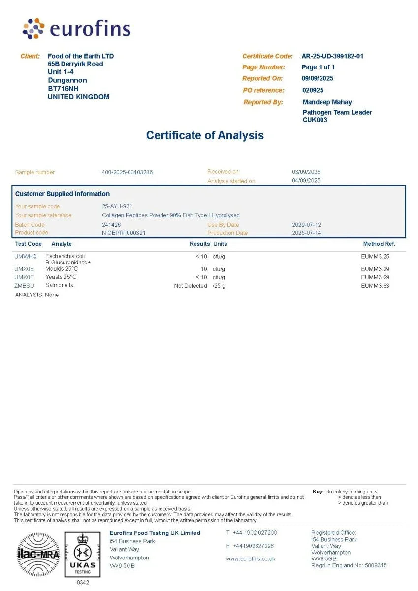 Collagen Complex Powder - nutrinature