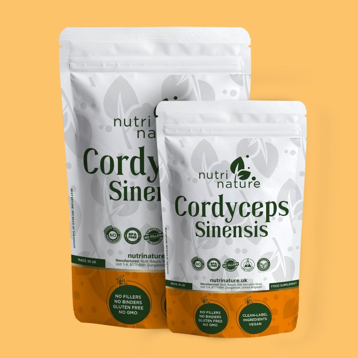 Cordyceps Mushroom 520mg - nutrinature
