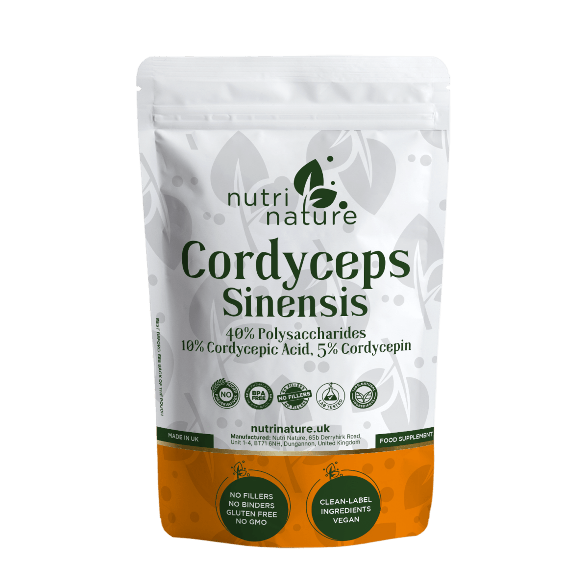 Cordyceps Mushroom 520mg - nutrinature