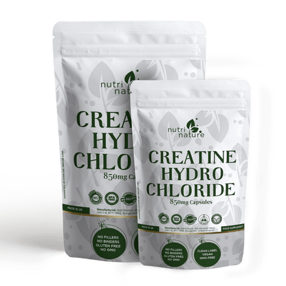 Creatine Hydrochloride (HCl) 850 mg Per Capsule - nutrinature