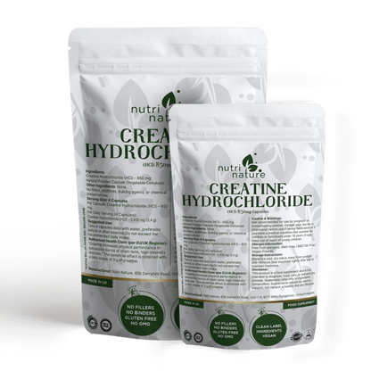 Creatine Hydrochloride (HCl) 850 mg Per Capsule - nutrinature