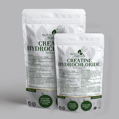 Creatine Hydrochloride (HCl) 850 mg Per Capsule - nutrinature
