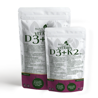 D3+K2 MK-7 5000IU with Acai Berry 455mg - nutrinature