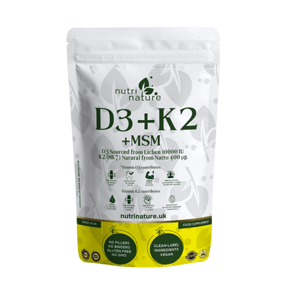 D3 K2 MK - 7 + MSM 10 000IU - nutrinature