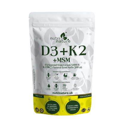 D3 + K2 MK - 7 + MSM 5000IU 655mg - nutrinature