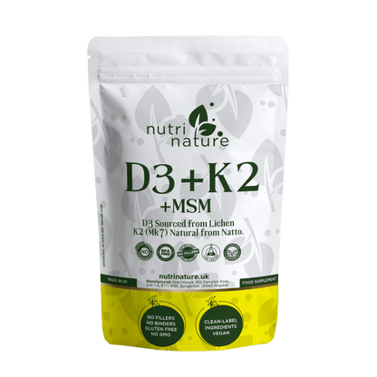 D3 + K2 MK - 7 + MSM 5000IU 655mg - nutrinature
