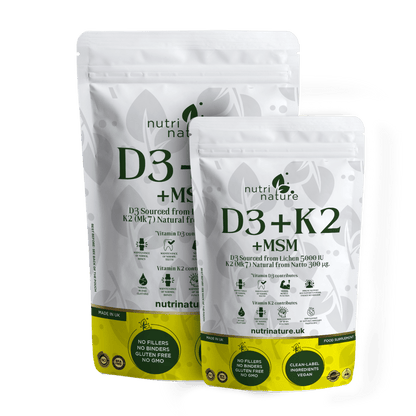 D3 + K2 MK - 7 + MSM 5000IU 655mg - nutrinature