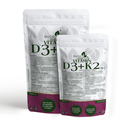 D3+K2 MK - 7 5000IU with Acai Berry 455mg - nutrinature