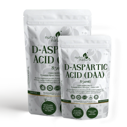 DAA D Aspartic Acid 850mg - nutrinature