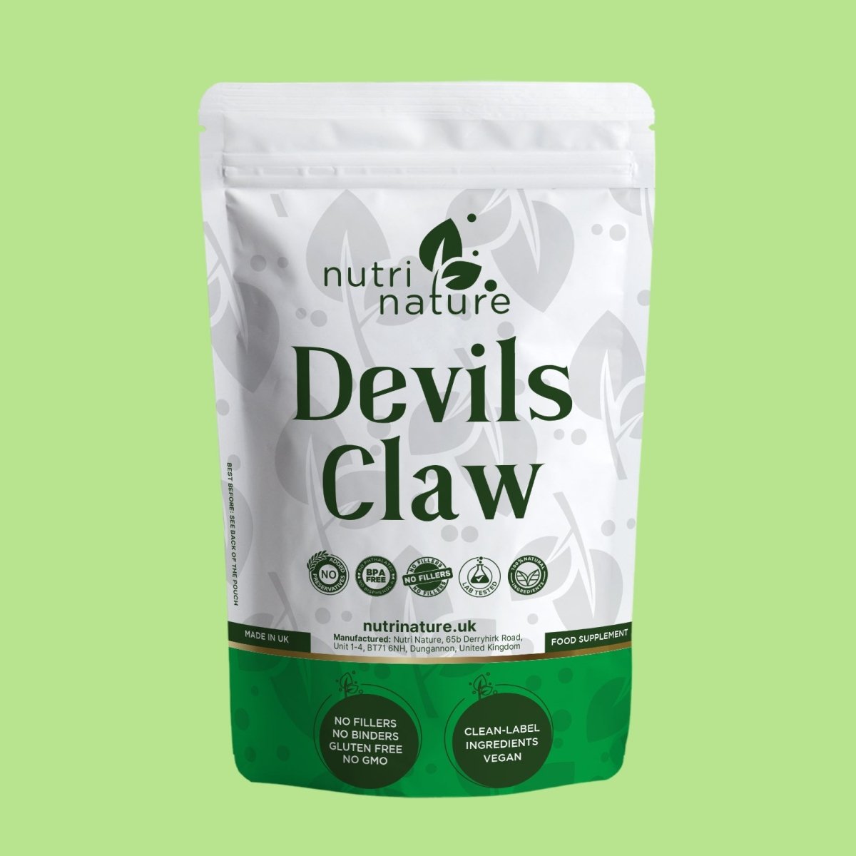 Devils Claw 550mg - nutrinature