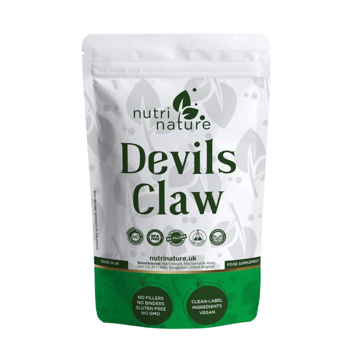 Devils Claw 550mg - nutrinature