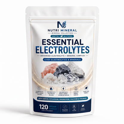 Essential Electrolytes 120 Capsules | Nutri Nature UK - nutrinature