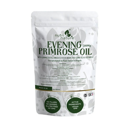 Evening Primrose Oil 500mg Sofgels - nutrinature