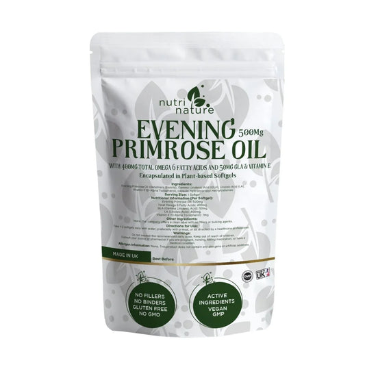 Evening Primrose Oil 500mg Sofgels - nutrinature