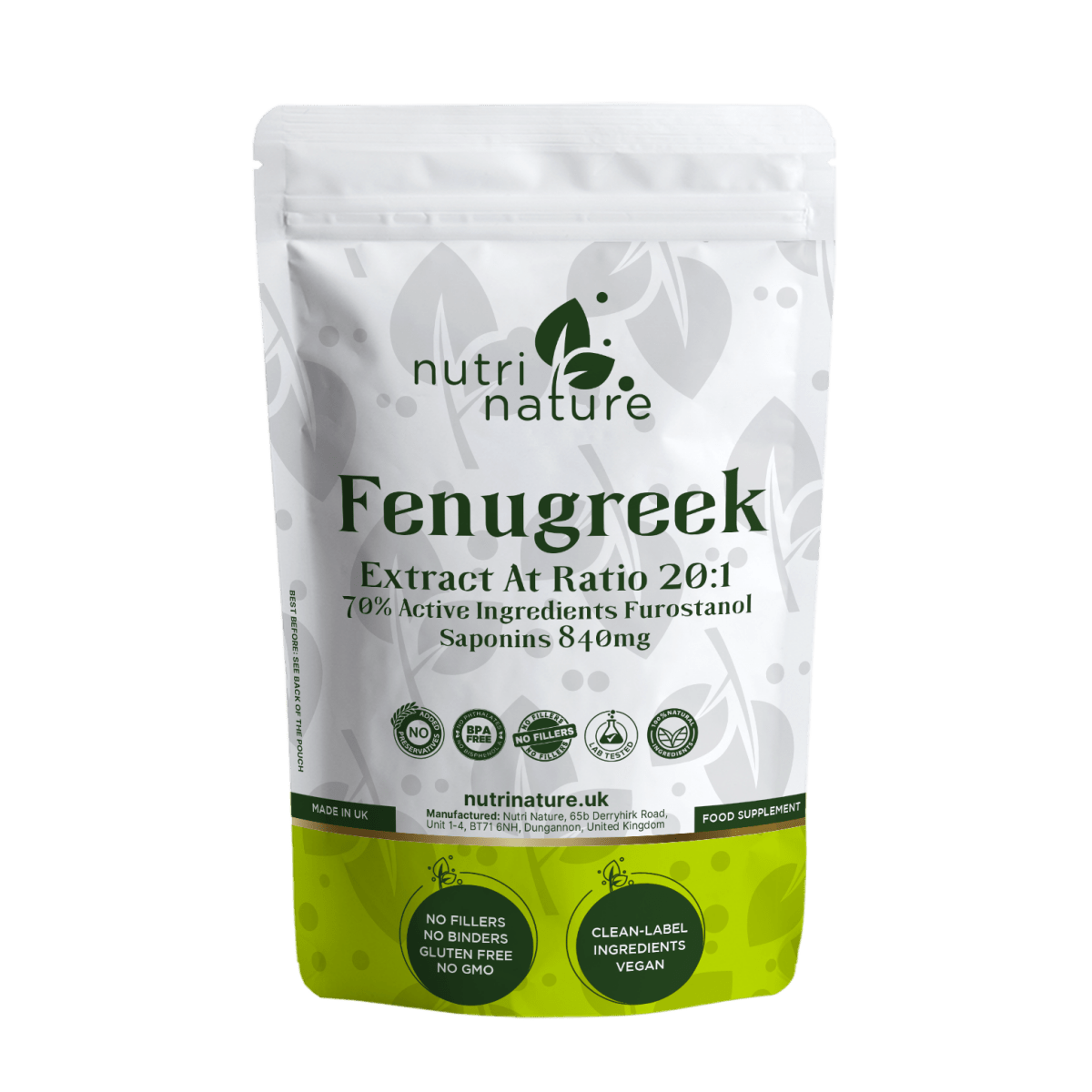 Fenugreek 1200mg - nutrinature